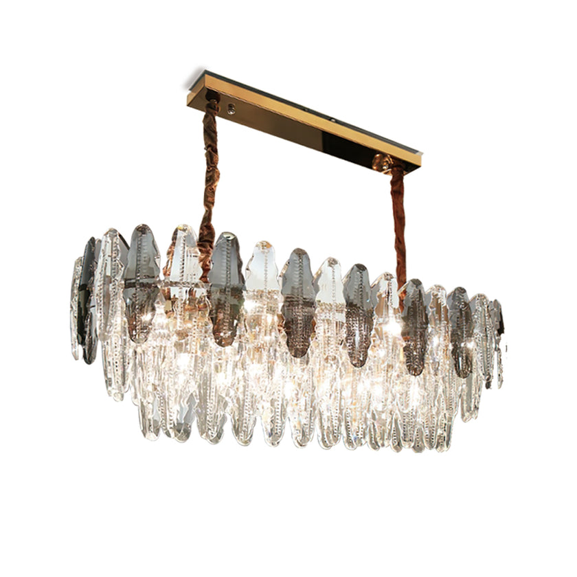 Leaf Crystal Chandelier