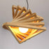 Spiral Triangle Pendant Light
