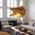 Spiral Triangle Pendant Light