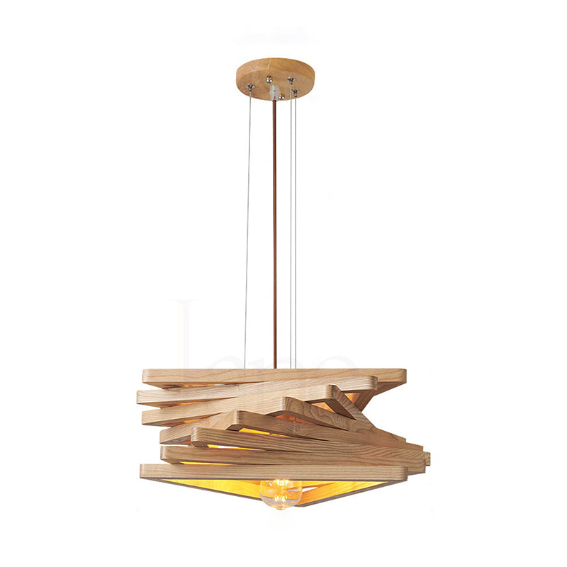 Spiral Triangle Pendant Light