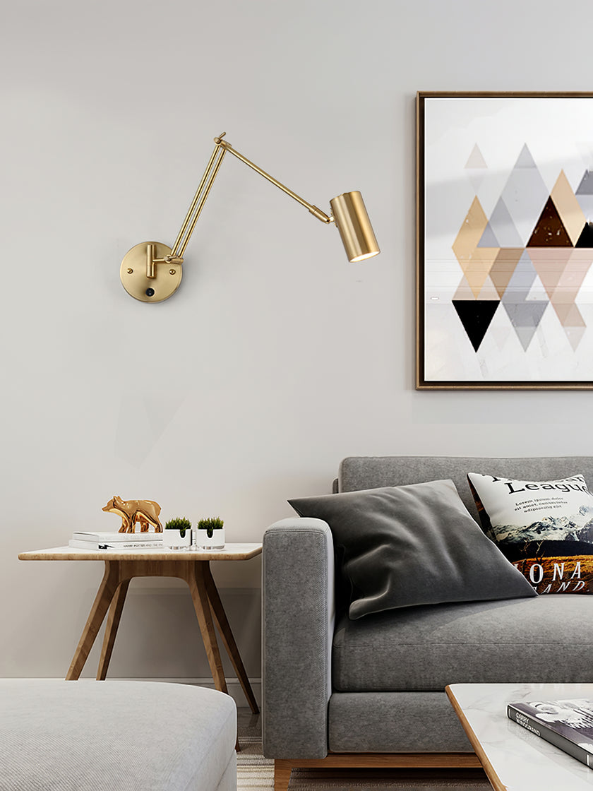 Applique murale à bras oscillant