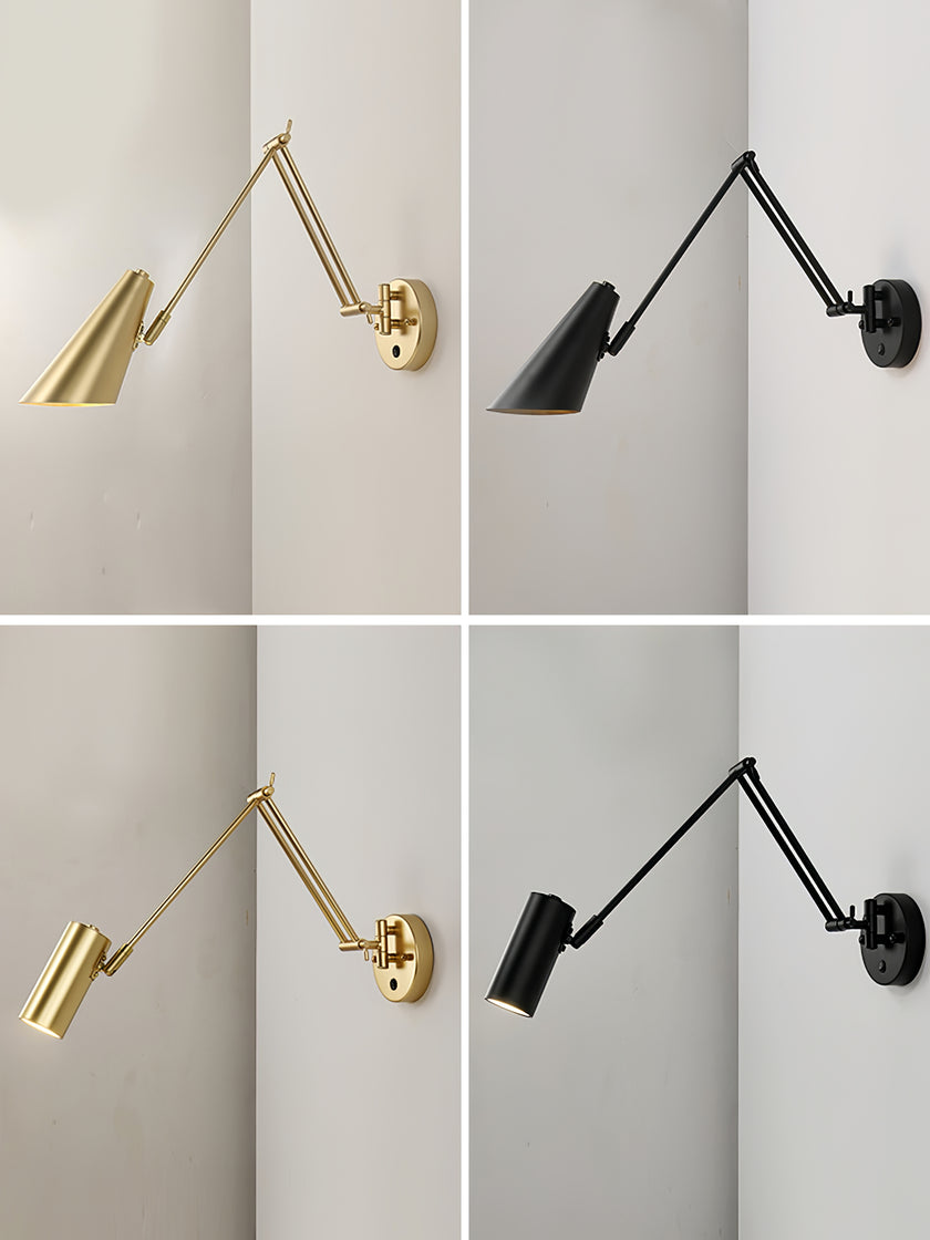 Applique murale à bras oscillant