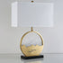 Trapezoid Marble Desk Light
