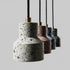Lampe suspension en terrazzo