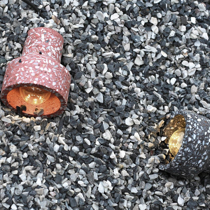 Lampe suspension en terrazzo