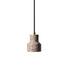 Lampe suspension en terrazzo