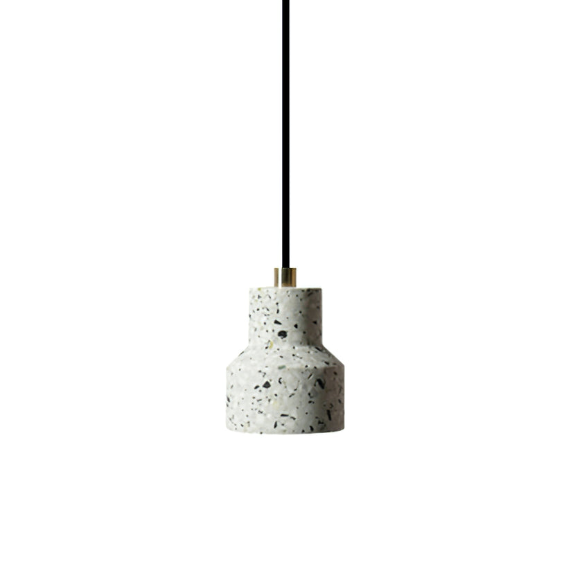 Lampe suspension en terrazzo