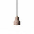 Lampe suspension en terrazzo