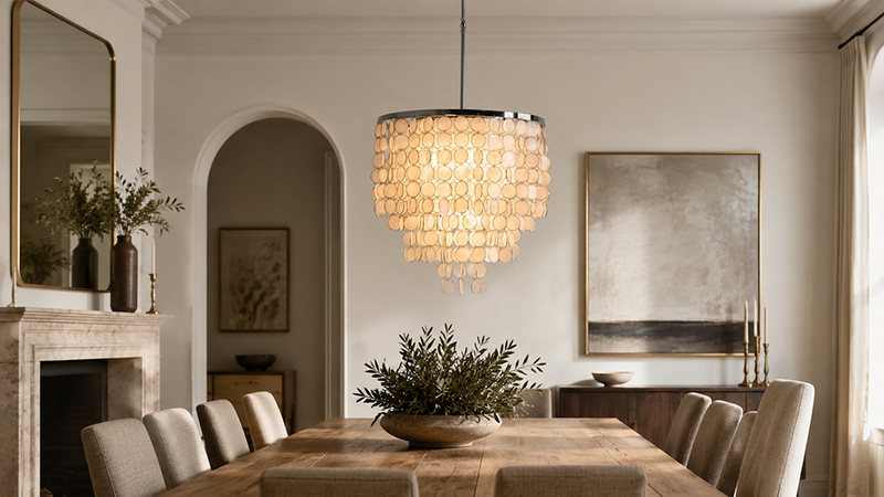 The Shell Glow: How Ocean-Inspired Lighting Turns Natural Form Into Atmosphere