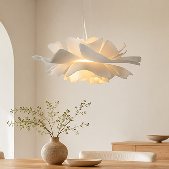 The Calm Statement Pendant: Inside the Design of the White Lotus Light