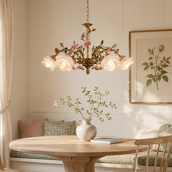 How to Choose a Rose Chandelier Without Making the Room Feel Old-Fashioned