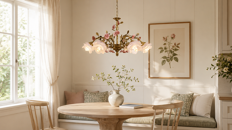 How to Choose a Rose Chandelier Without Making the Room Feel Old-Fashioned