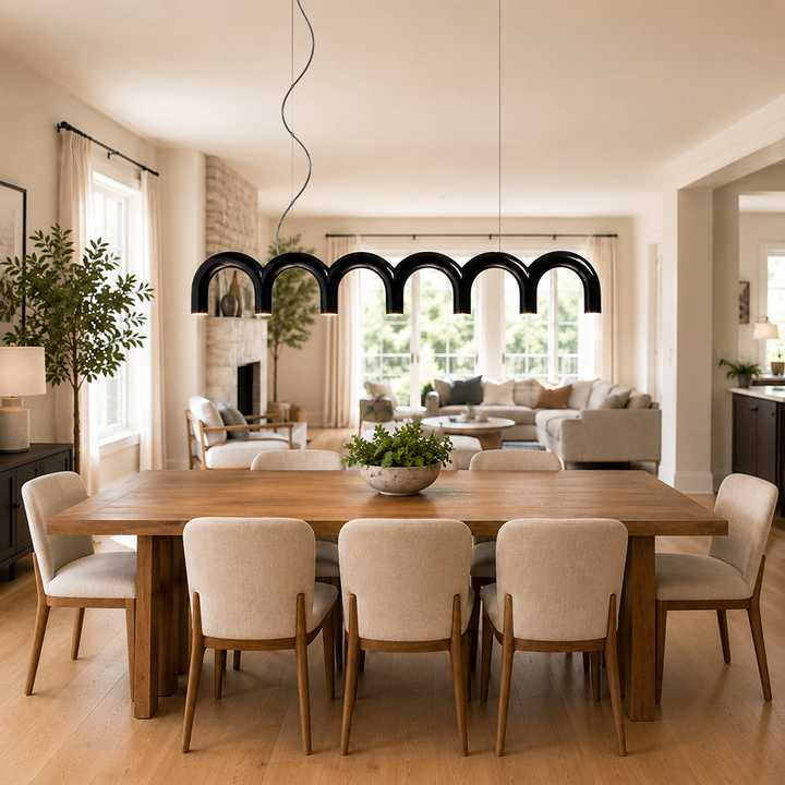 The Design Story Behind the M Shaped Circle Chandelier