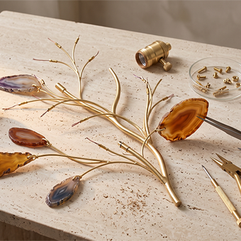 How Agate Becomes a Lamp: From Natural Stone to Glowing Fixture