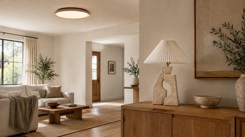 From Ceiling to Table: 7 Travertine Lights That Make a Room Feel More Finished