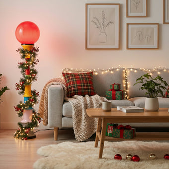 Beams of light spread warmth, illuminating Memphis Christmas dreams.
