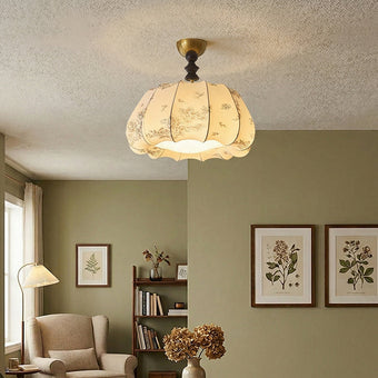 5 Gorgeous Fabric Flush Mounts to Kill the Boob Light Once and For All
