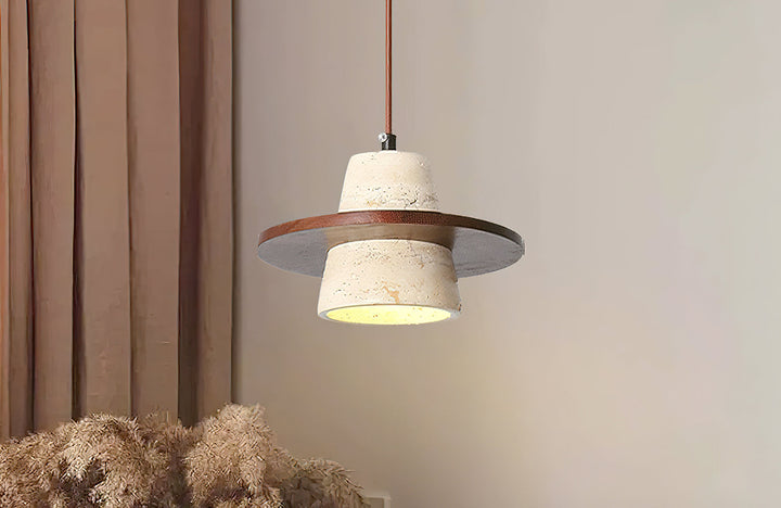 Sculpted by Nature: Elevate Your Decor with Travertine Pendant Lamps