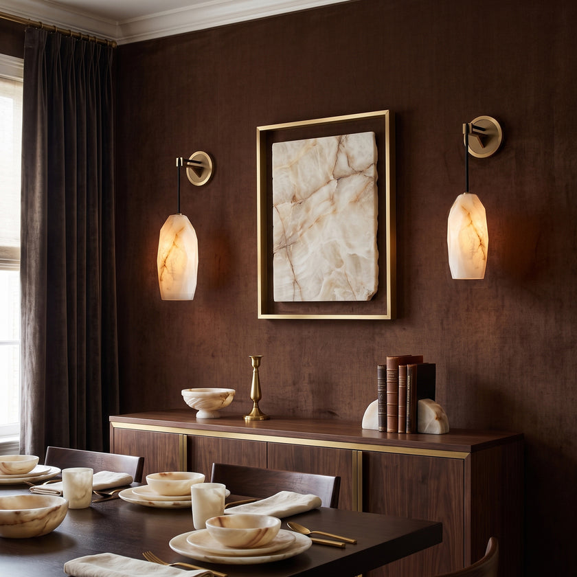 Chatelet Alabaster Wall Sconce