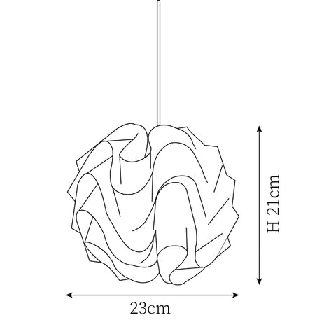 Sospensione Sinus — Disegni dimensionali 1