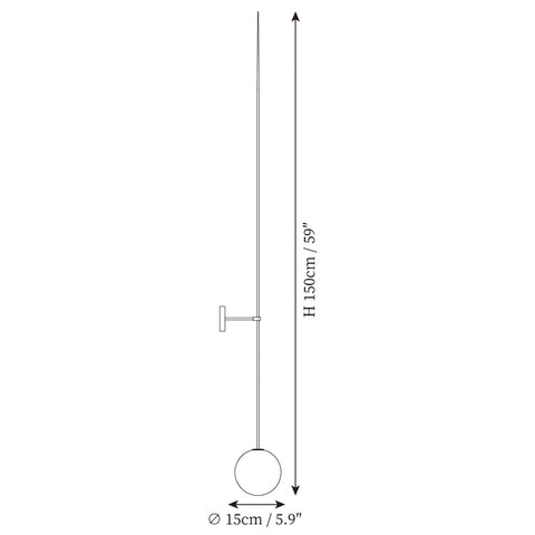 Aplique móvil de pared — Dimension drawings 3