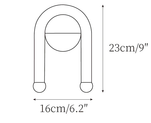 C Wall Lamp — Planos de dimensiones 1