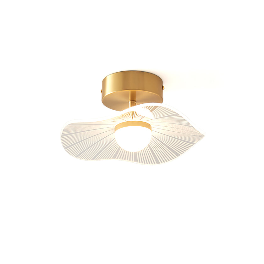 Acrylic Lotus Leaf Ceiling Light