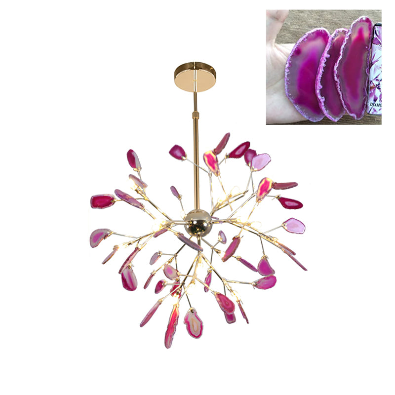 Agate Flake Chandelier