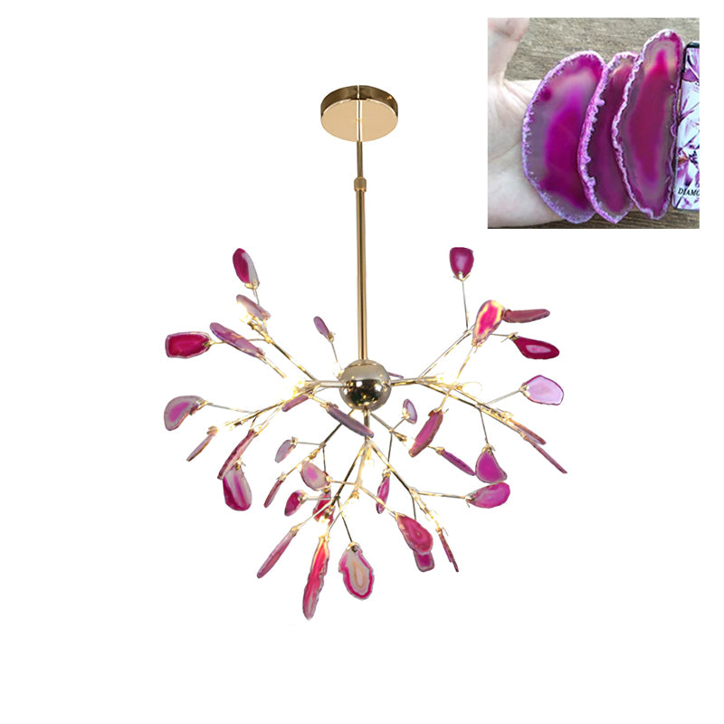 Agate Flake Chandelier