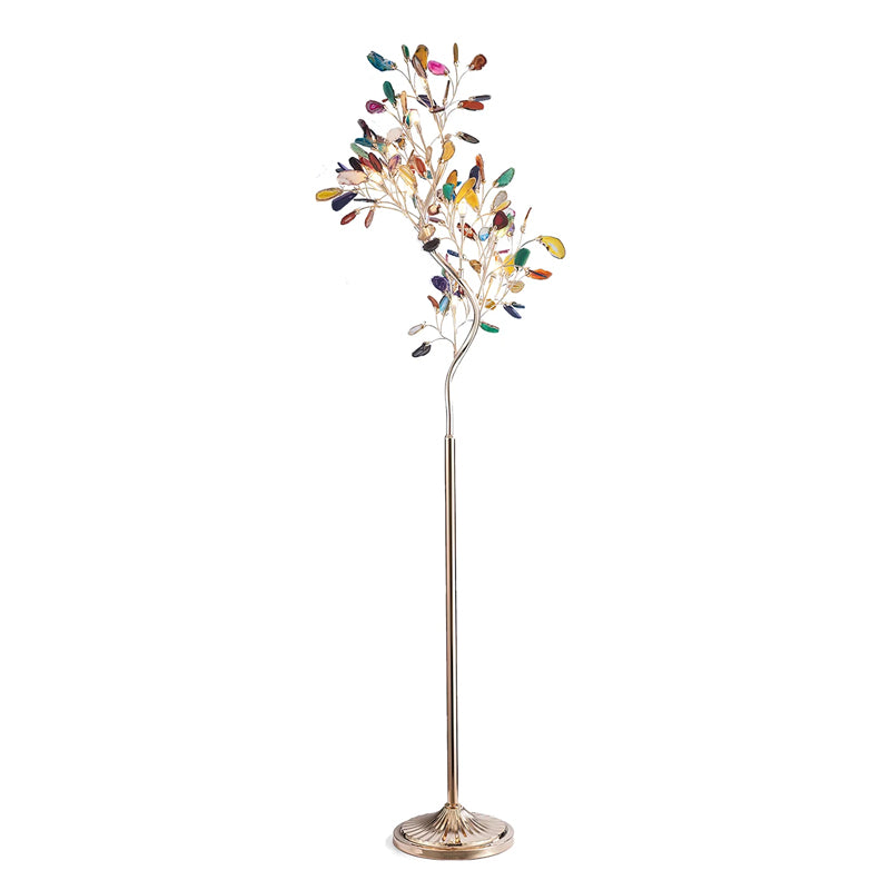 Agaat vloerlamp