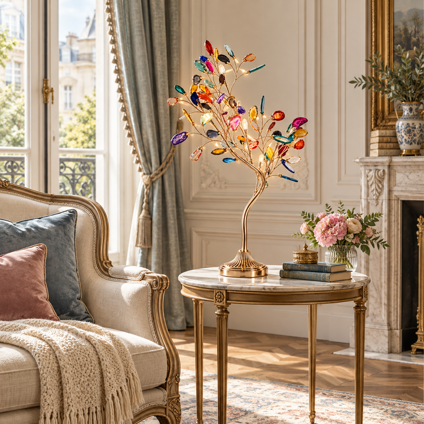Agate Table Lamp