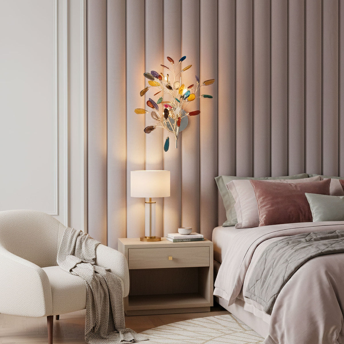 Agate Wall Lamp – detail 2