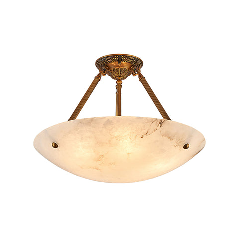Alabaster Bowl Ceiling Lamp – detail 33