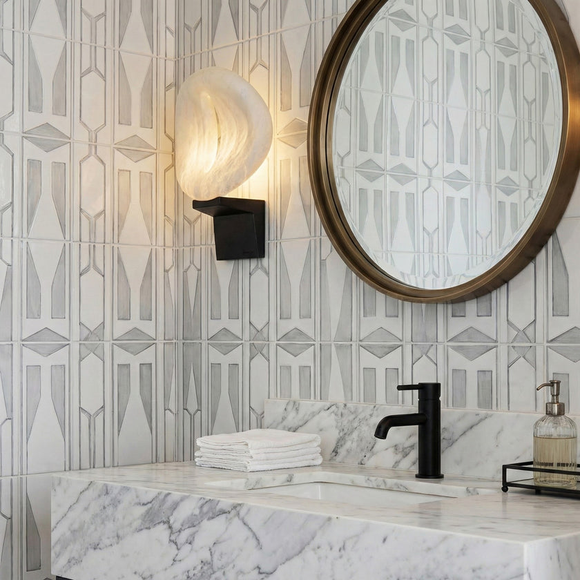 Alice Alabaster Wall Light