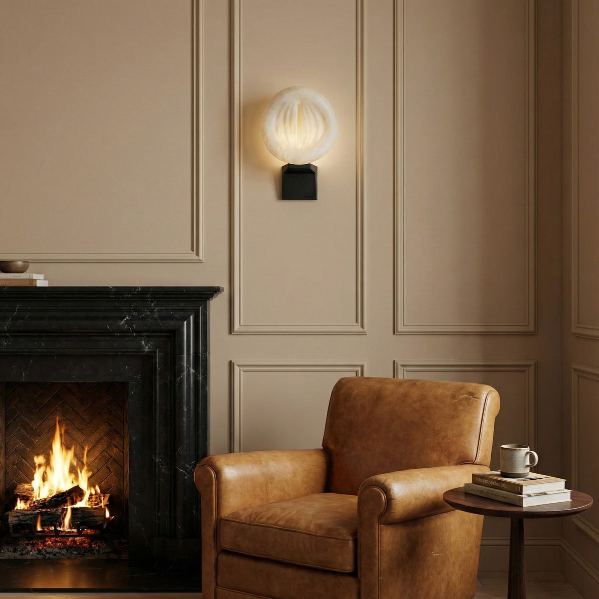 Alice Alabaster Wall Light – detail 2