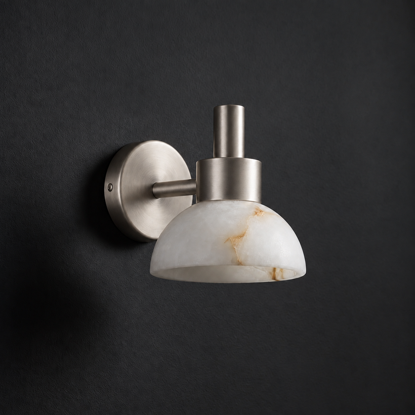 Almora Alabaster Wall Sconce