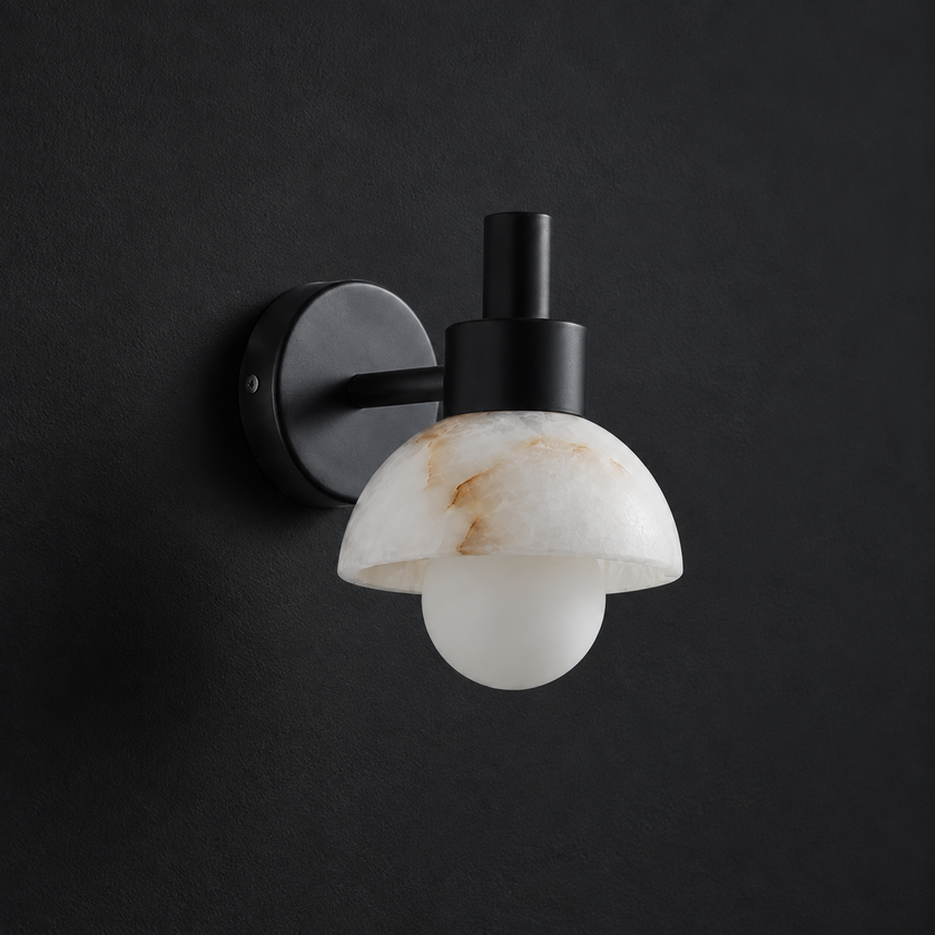 Almora Alabaster Wall Sconce