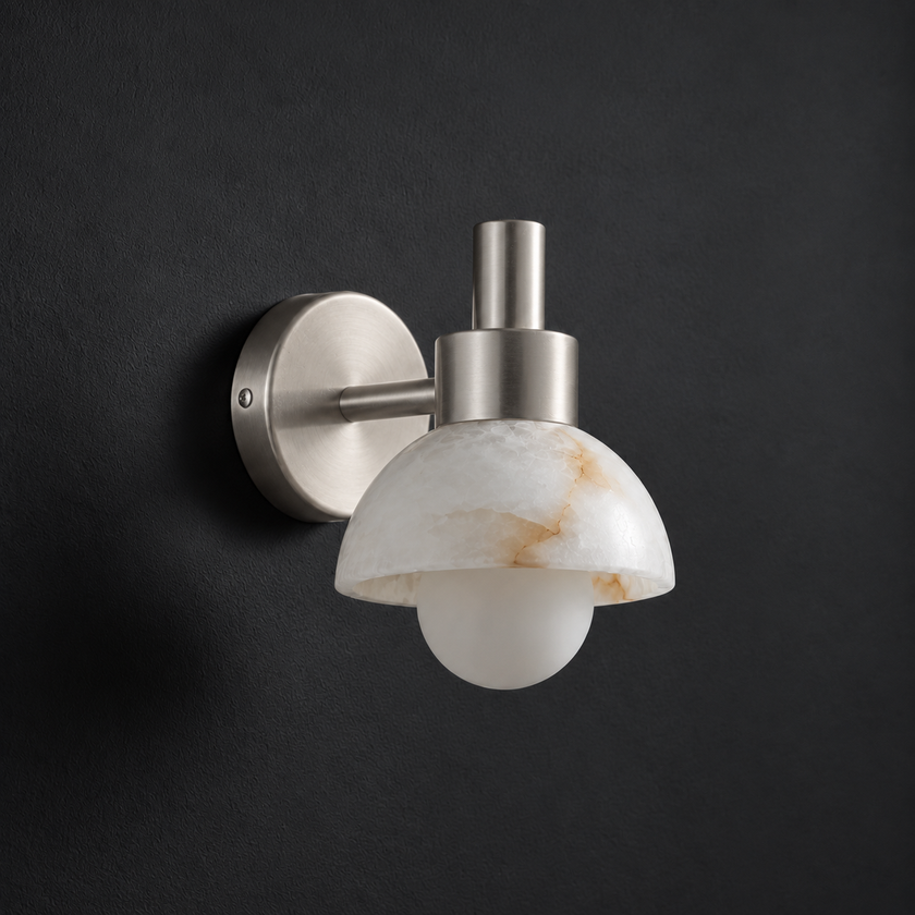 Almora Alabaster Wall Sconce