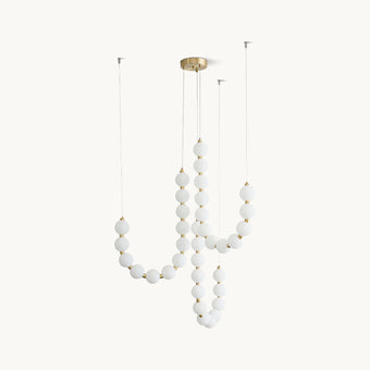 Alorbe Pearl Necklace Chandelier