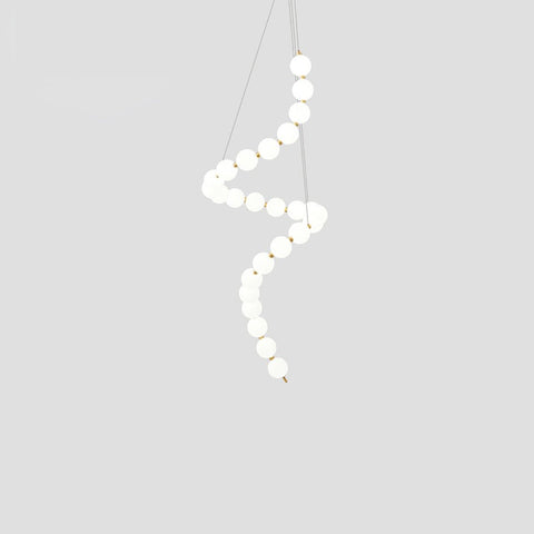 Alorbe Pearl Necklace Chandelier
