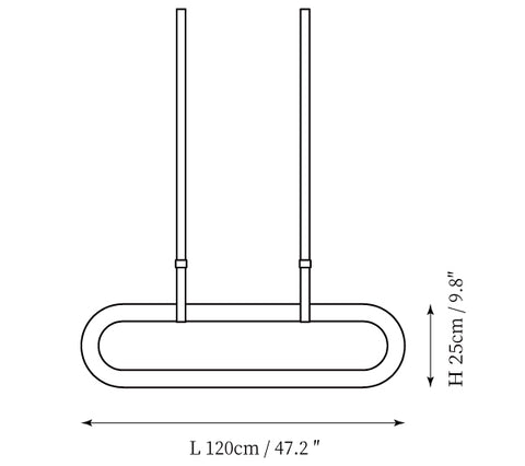 Alvora Chandelier — Dimension drawings 3