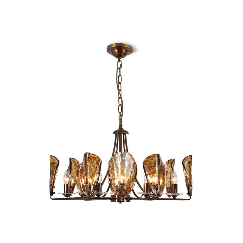 Amber Shell Chandelier