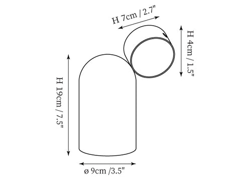 Amidori Table Lamp — Dimension drawings 1