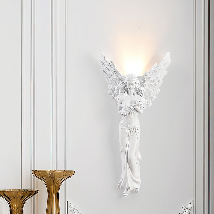 Angel Resin Wall Lamp