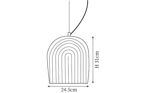 Arc Suspension — Plans de dimensions 1