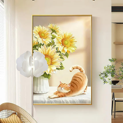 Art Acrylic Flower Floor Lamp
