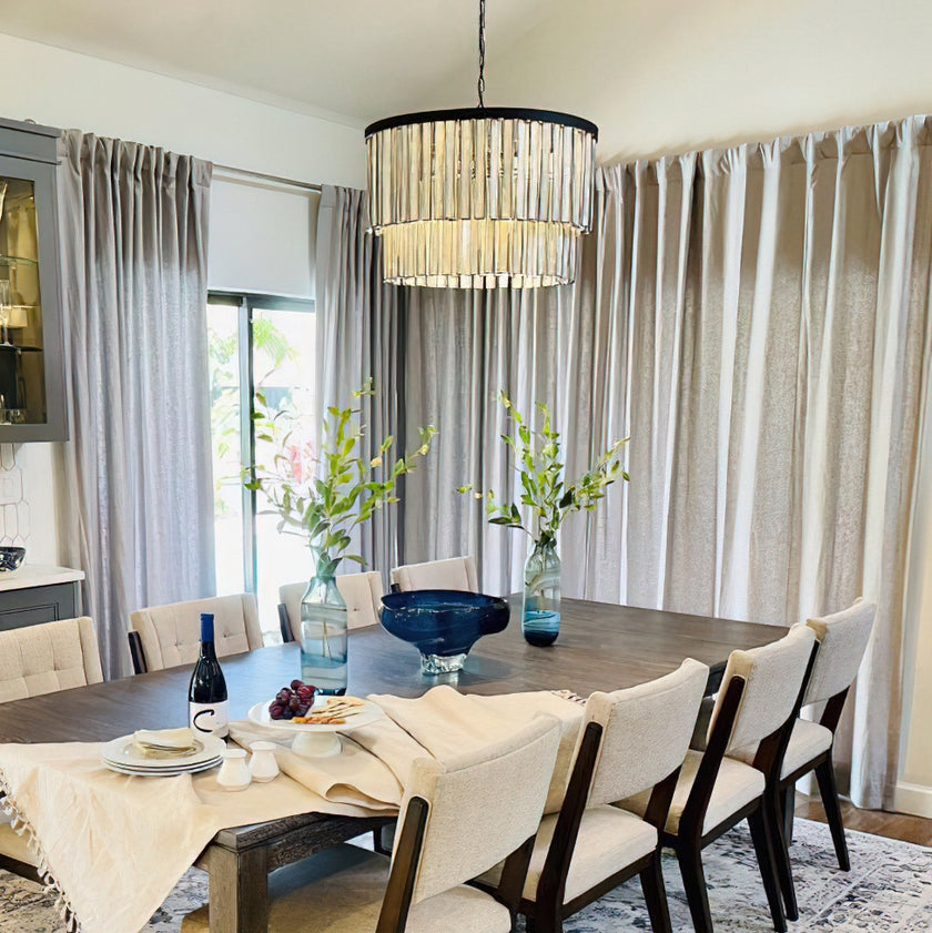 Sheila Shell Round Chandelier