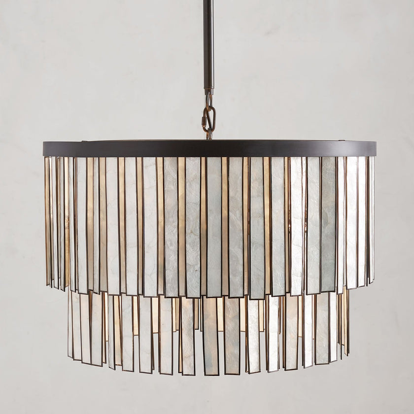 Sheila Shell Round Chandelier