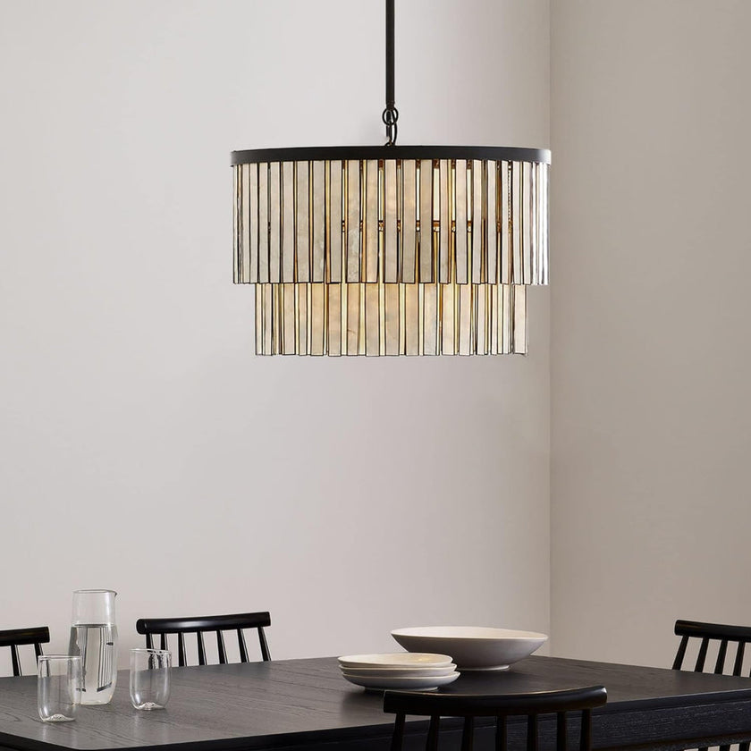 Sheila Shell Round Chandelier