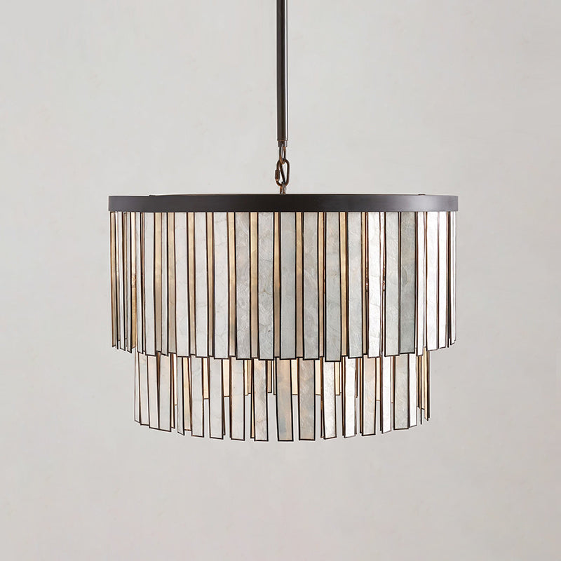 Sheila Shell Round Chandelier